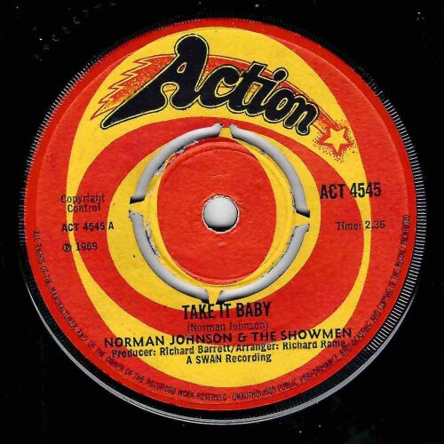 NORMAN JOHNSON & THE SHOWMEN - TAKE IT BABY