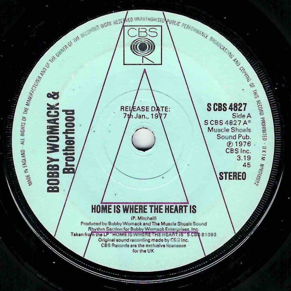 BOBBY WOMACK - HOME IS WHERE THE HEART IS