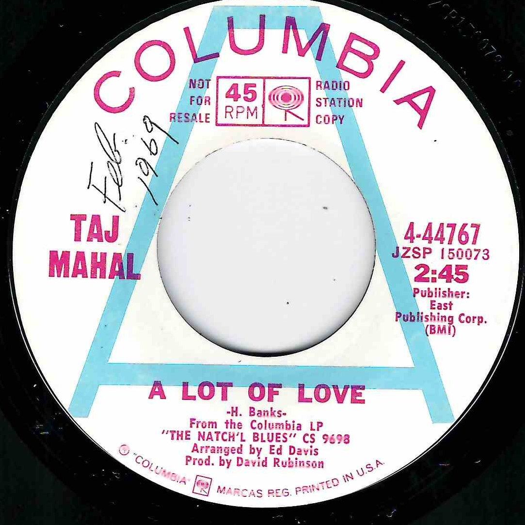TAJ MAHAL - A LOT OF LOVE