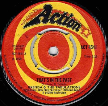 BRENDA & THE TABULATIONS - THAT'S IN THE PAST