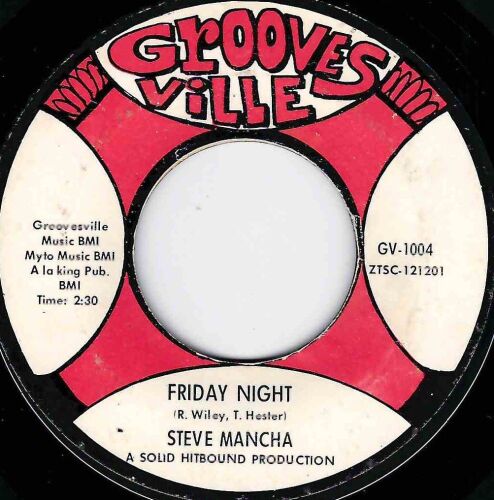 STEVE MANCHA - FRIDAY NIGHT / MONDAY THROUGH THURSDAY