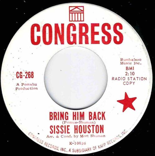 SISSIE HOUSTON - BRING HIM BACK