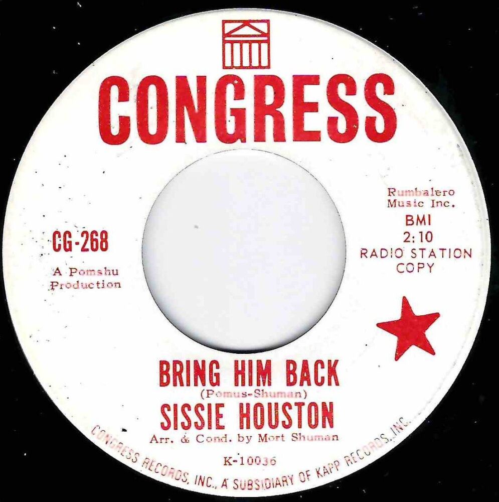 SISSIE HOUSTON - BRING HIM BACK