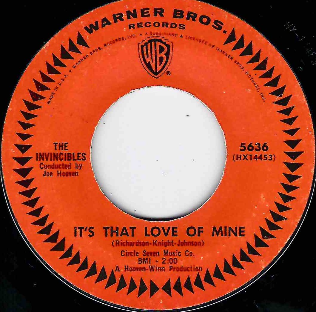 INVINCIBLES - IT'S THAT LOVE OF MINE