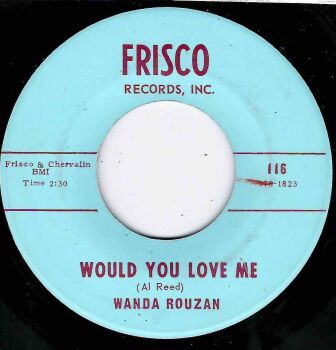 WANDA ROUZAN - WOULD YOU LOVE ME