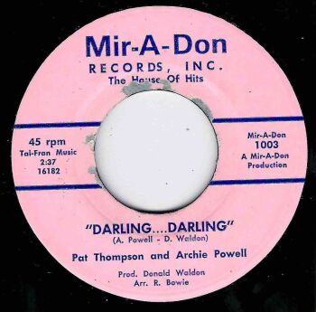 PAT THOMPSON and ARCHIE POWELL - "DARLING ...DARLING"