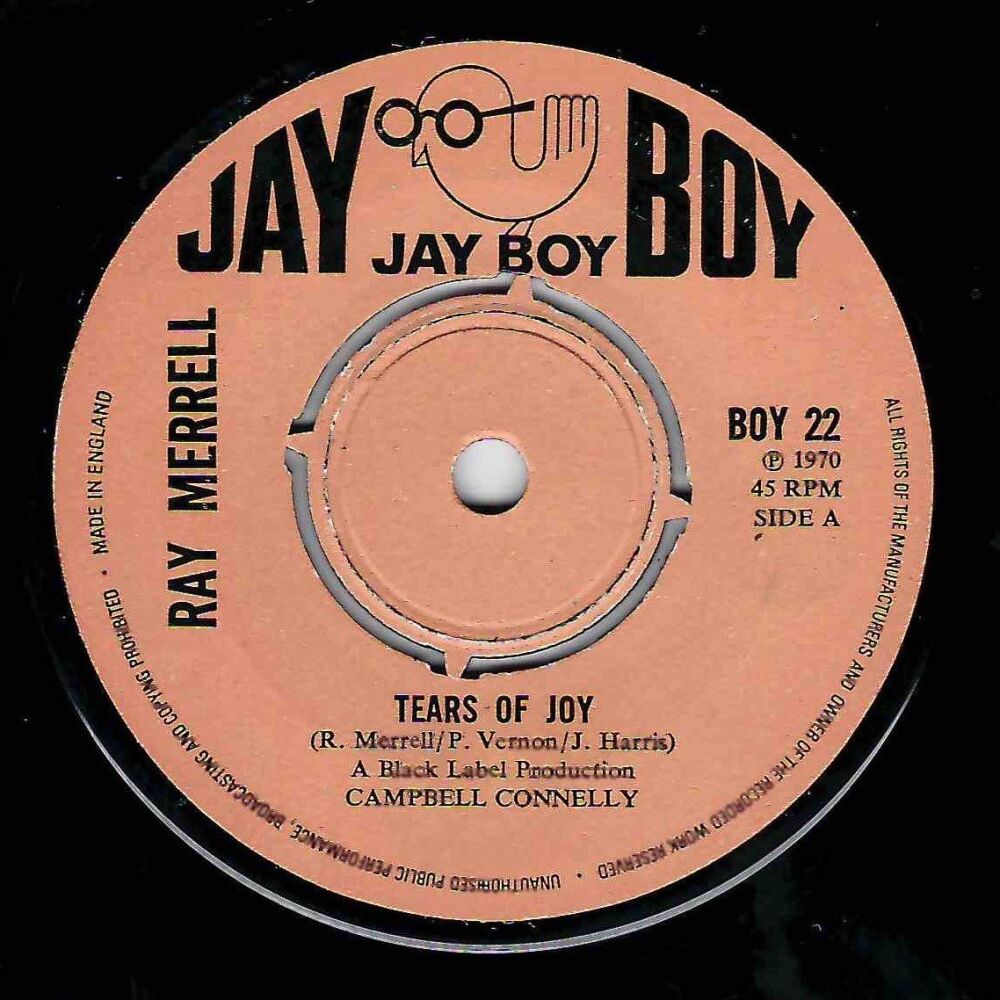 RAY MERRELL - TEARS OF JOY
