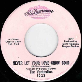 VONTASTICS - NEVER LET YOUR LOVE GROW COLD / YOU CAN WORK IT OUT