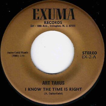 ART TARUS - I KNOW THE TIME IS RIGHT / REALLY CAN'T FEEL THE PAIN
