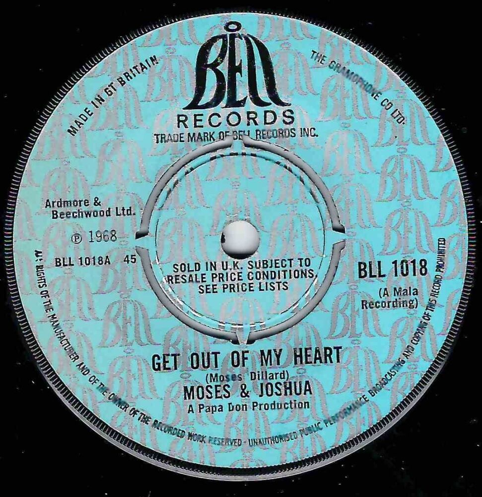 MOSES & JOSHUA - GET OUT OF MY HEART