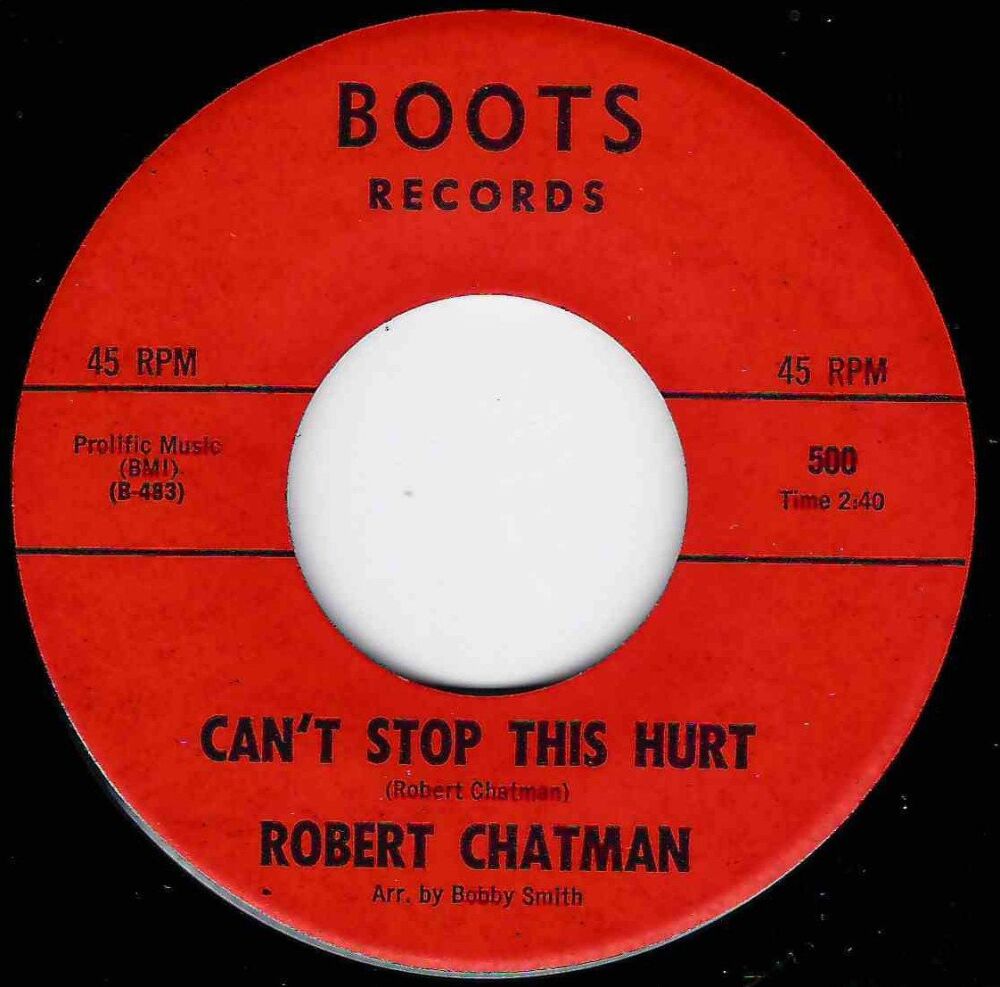 ROBERT CHATMAN - CAN'T STOP THIS HURT