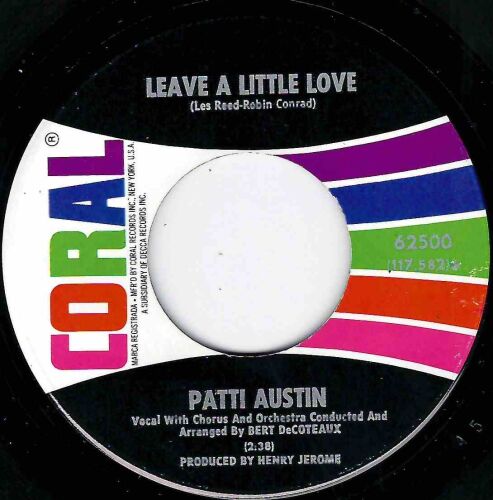 PATTI AUSTIN - LEAVE A LITTLE LOVE