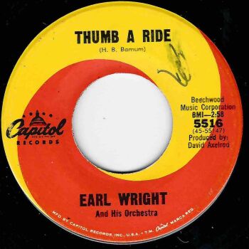 EARL WRIGHT - THUMB A RIDE