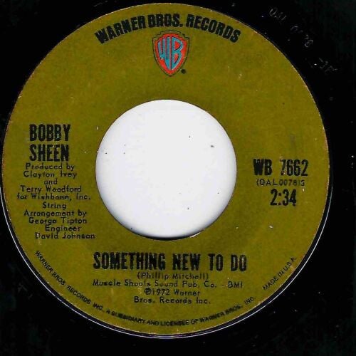 BOBBY SHEEN - SOMETHING NEW TO DO / I MAY NOT BE WHAT YOU WANT