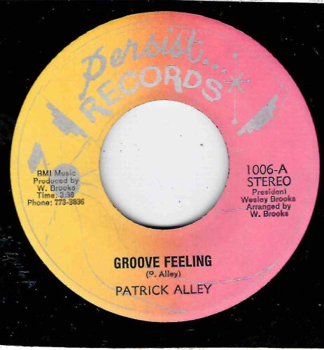 PATRICK ALLEY - GROOVE FEELING