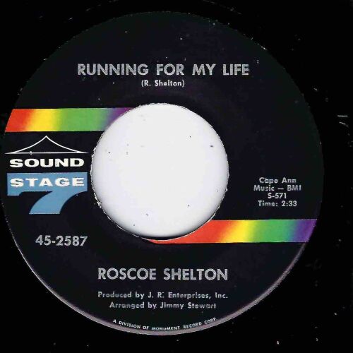 ROSCOE SHELTON - RUNNING FOR MY LIFE