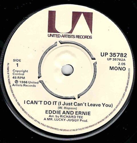 EDDIE AND ERNIE - I CAN'T DO IT