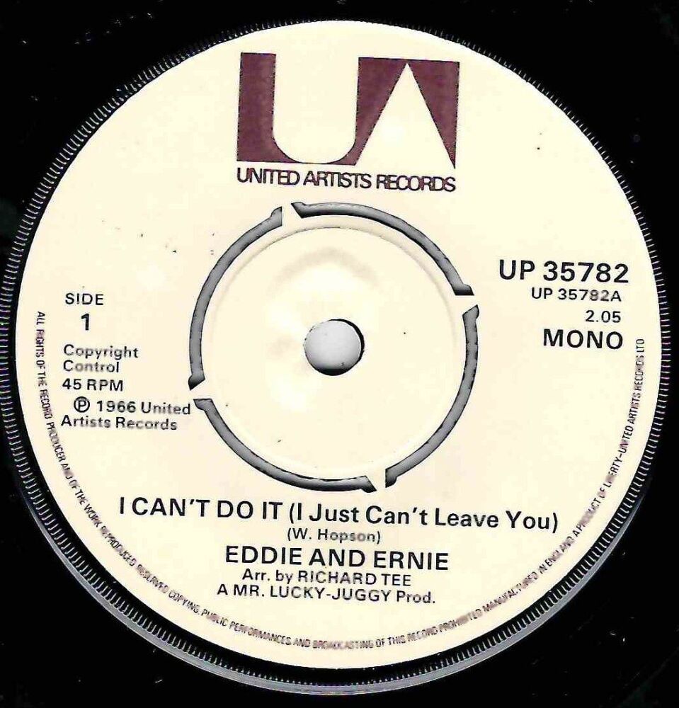 EDDIE AND ERNIE - I CAN'T DO IT