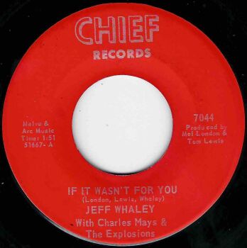 JEFF WHALEY / CHARLES MAYS - IF IT WASN'T FOR YOU / DISC JOCKEY AD LIB