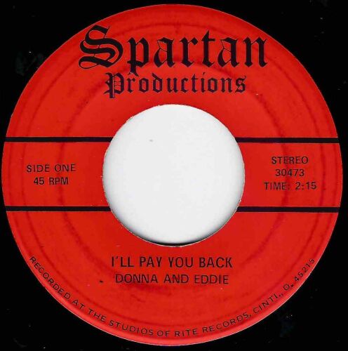 DONNA AND EDDIE - I'LL PAY YOU BACK