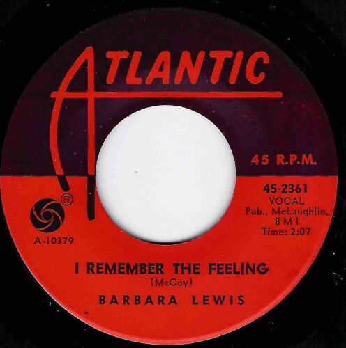 BARBARA LEWIS - I REMEMBER THE FEELING