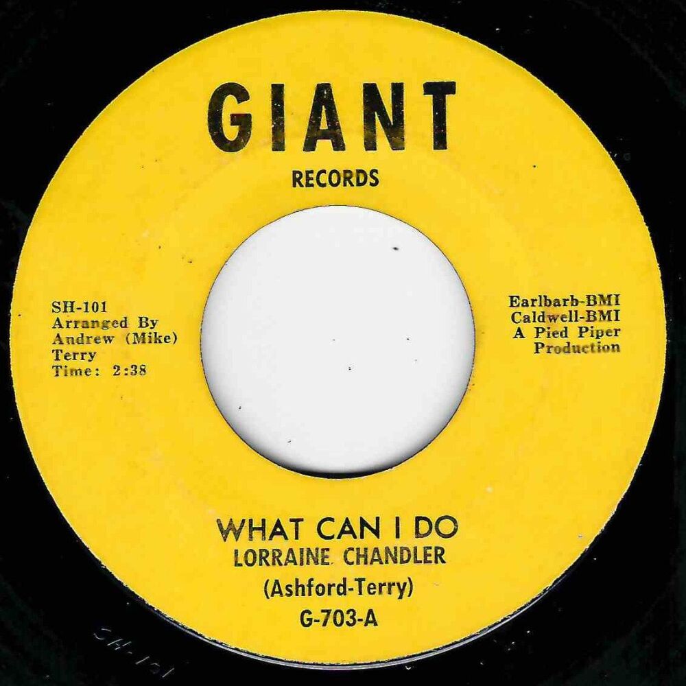 LORRAINE CHANDLER - WHAT CAN I DO / TELL ME YOUR MINE