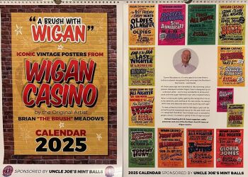 2025 WIGAN CASINO POSTER CALENDAR