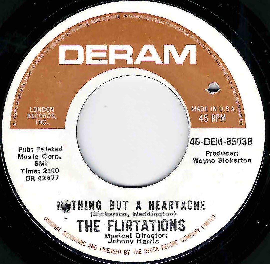 FLIRTATIONS - NOTHING BUT A HEARTACHE / HOW CAN YOU TELL ME
