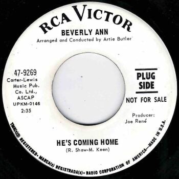 BEVERLY ANN - HE'S COMING HOME