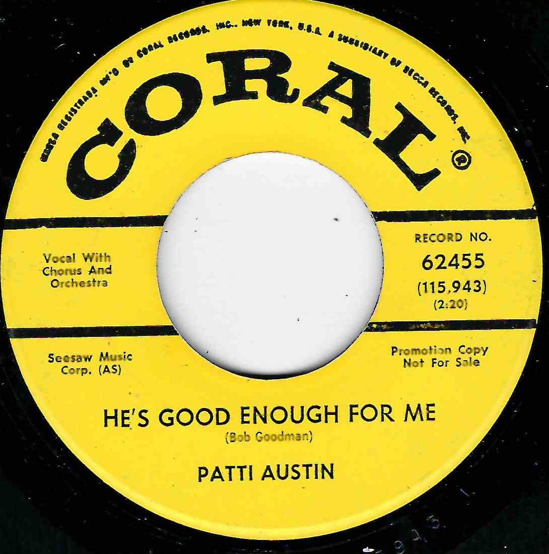 PATTI AUSTIN - HE'S GOOD ENOUGH FOR ME
