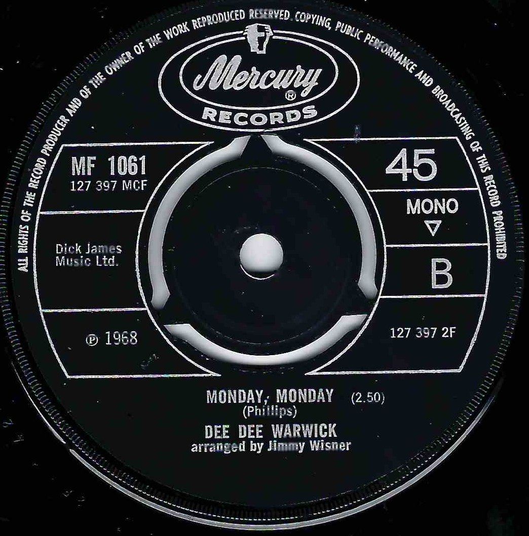 DEE DEE WARWICK - MONDAY MONDAY