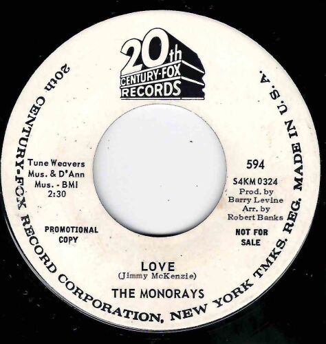 MONORAYS - LOVE / YOU'RE NO GOOD