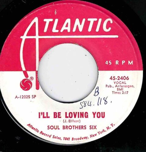 SOUL BROTHERS SIX - I'LL BE LOVING YOU / SOME KIND OF WONDERFUL