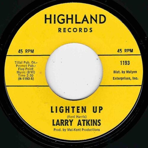 LARRY ATKINS- LIGHTEN UP / AIN'T THAT LOVE ENOUGH