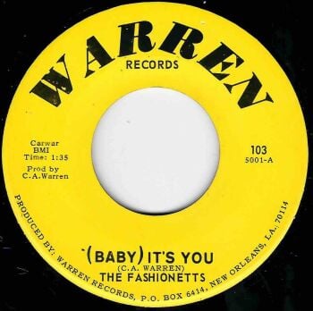 FASHIONETTS - (BABY) IT'S YOU