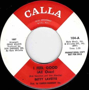 BETTY LAVETTE - I FEEL GOOD / ONLY YOUR LOVE CAN SAVE ME