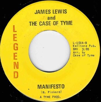 JAMES LEWIS and THE CASE OF TYME - MANIFESTO