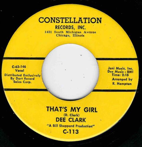 DEE CLARK - THAT'S MY GIRL