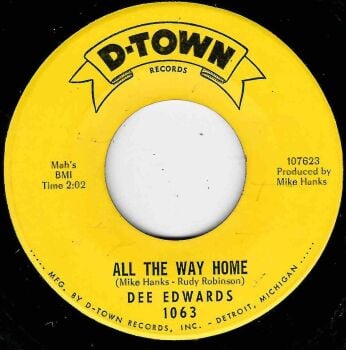 DEE EDWARDS - ALL THE WAY HOME