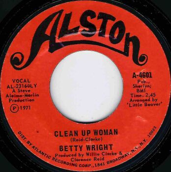 BETTY WRIGHT - CLEAN UP WOMAN