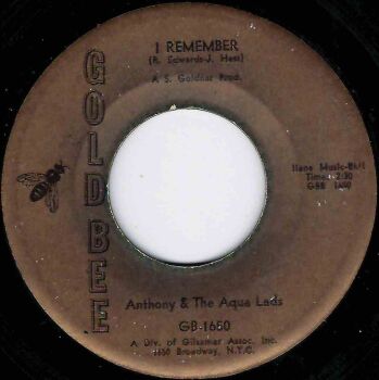 ANTHONY & THE AQUA LADS - I REMEMBER