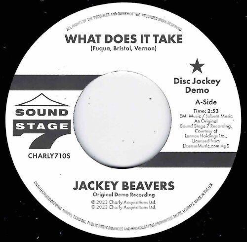 JACKEY BEAVERS - WHAT DOES IT TAKE / LOVER COME BACK