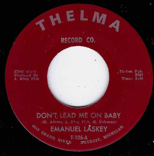 EMANUEL LASKEY - DON'T LEAD ME ON BABY