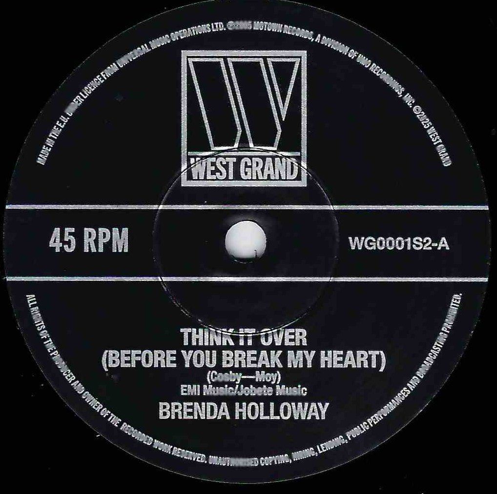 BRENDA HOLLOWAY / EARL VAN DYKE & THE SOUL BROTHERS - THINK IT OVER (BEFORE