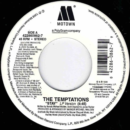 TEMPTATIONS - STAY