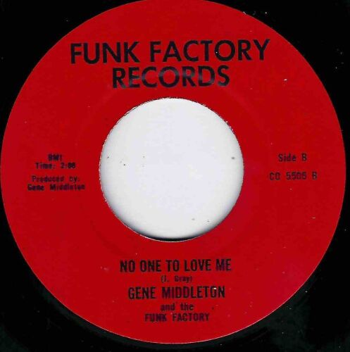 GENE MIDDLETON - NO ONE TO LOVE ME