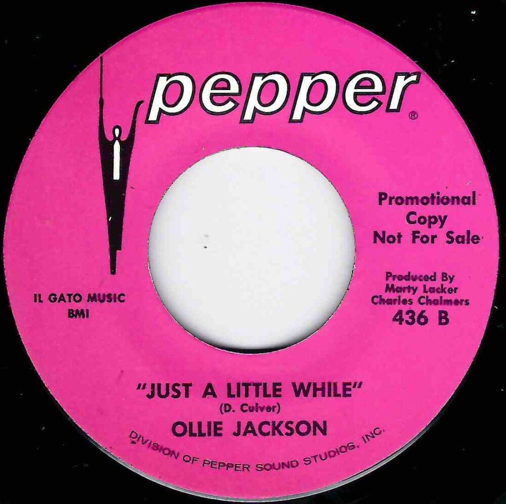 OLLIE JACKSON - JUST A LITTLE WHILE