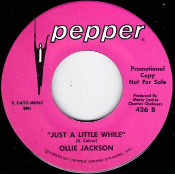 OLLIE JACKSON - JUST A LITTLE WHILE
