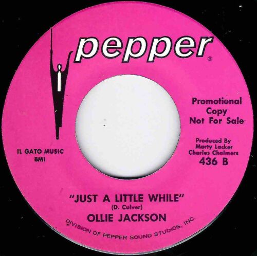 OLLIE JACKSON - JUST A LITTLE WHILE