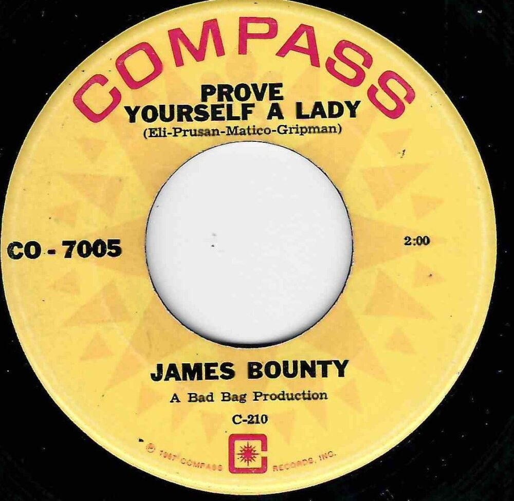 JAMES BOUNTY - PROVE YOURSELF A LADY